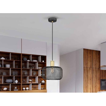 Colgante modelo OSIRIS acabado en negro de SCHULLER
