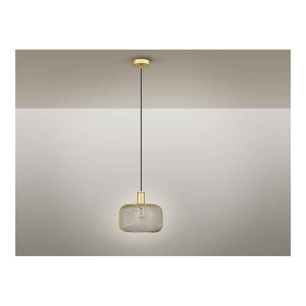 Lampara de techo dorada de 1 luz modelo OSIRIS SCHULLER
