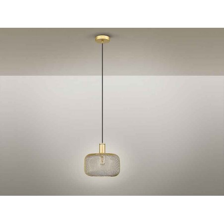 Lampara de techo dorada de 1 luz modelo OSIRIS SCHULLER