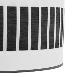 Ivanna 72w Ventilateur fou-blanc. Noir 8000lm 3 vitesses 5 lames 3col télécommande,mémoire,minuterie,reg. Intensité 25x60x60 cm