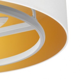 Ventilator Dc Anuska 60w White/gold 8 Asps 6 Veloc. 70d 5100lm 3col Remoto,memoria,reg.Intensity,temporizer