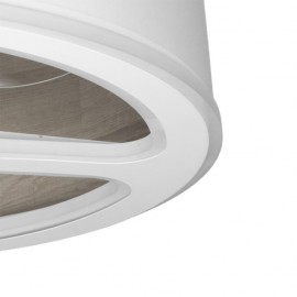 Ventilator Dc Tatiana 110w White/mad.Gris 3 Aspas 62d 3000-4000-6000k 9350lm Remote, Memory, Timer