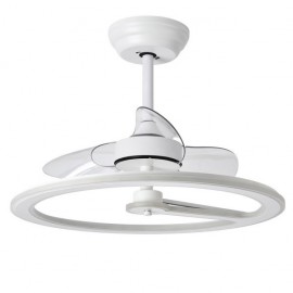 Ventilator Dc Tatiana 110w White/mad.Gris 3 Aspas 62d 3000-4000-6000k 9350lm Remote, Memory, Timer