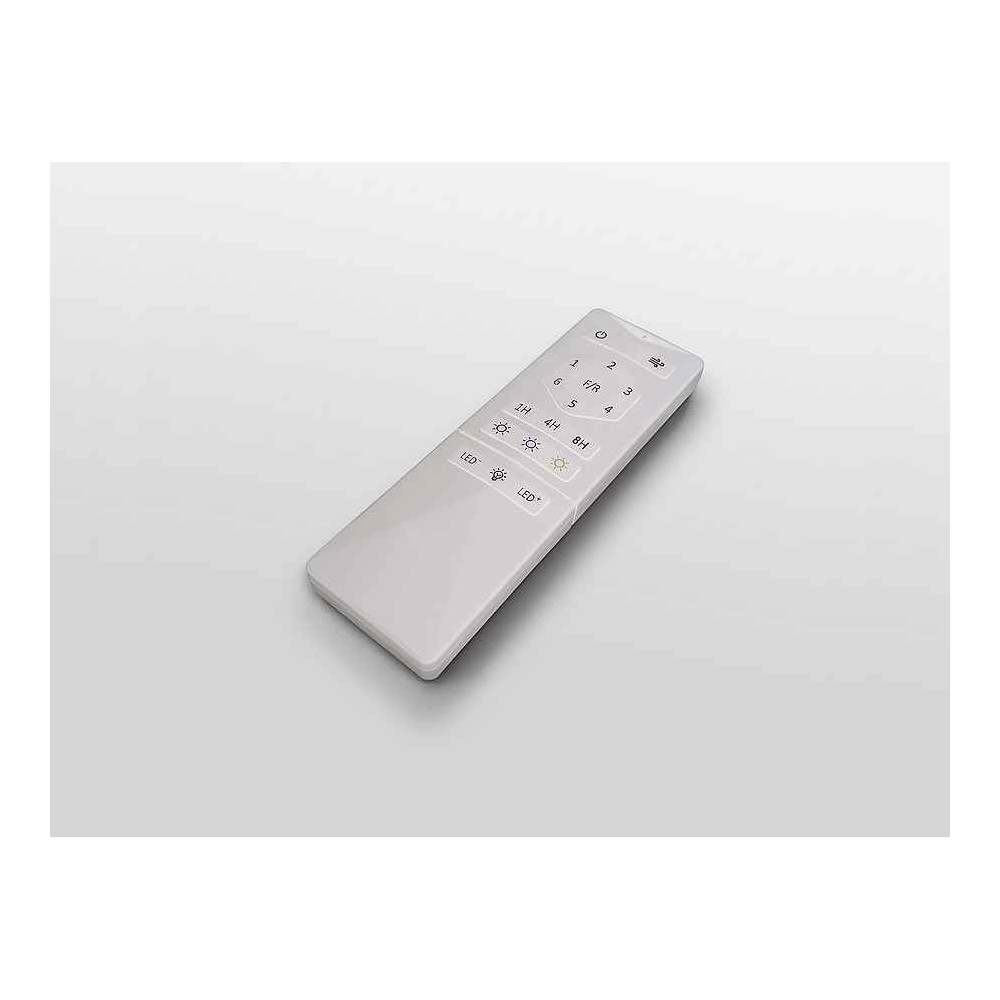 Ventilador DC VENTO blanco led 50 cm temporizador apagado control remoto Schuller