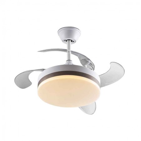 Ventilator DC VENTO white mini 41cm dimable remote control Schuller
