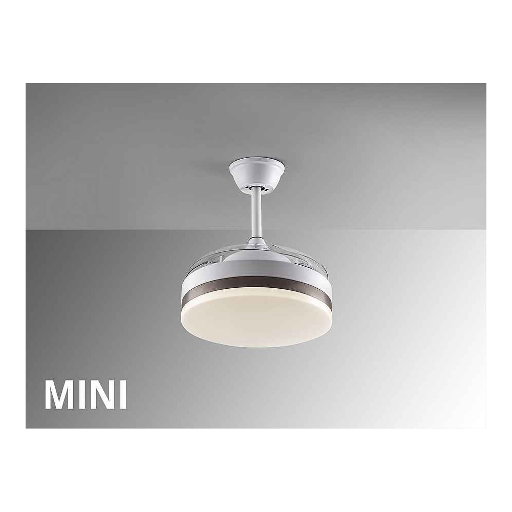 Ventilator DC VENTO white mini 41cm dimable remote control Schuller
