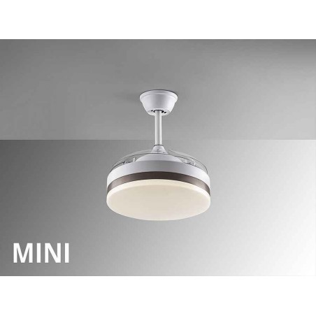 Ventilateur DC VENTO blanc mini 41cm dimable télécommande Schuller