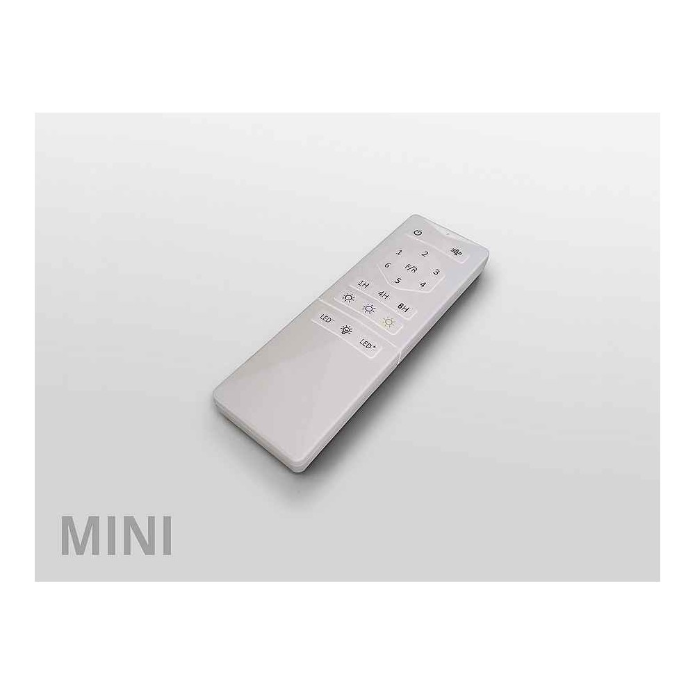 DC VENTO black mini 41cm dimable remote control Schuller