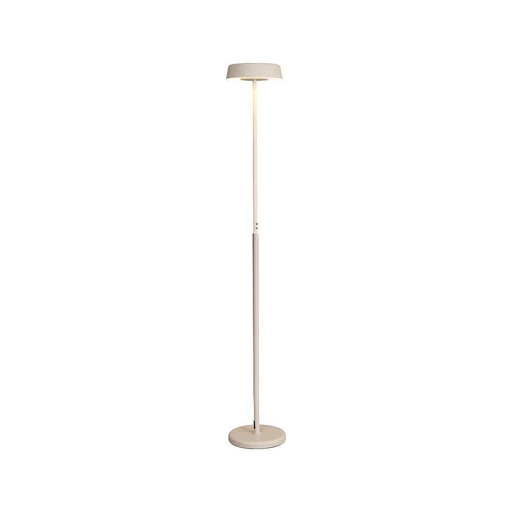 Lampe de pied blanche NOA II avec double éclairage LED MANTRA