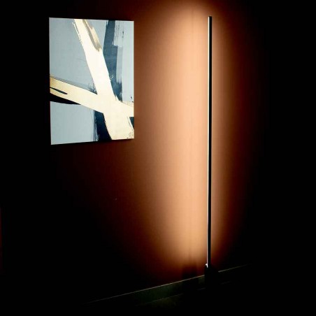 Lampara de pie modelo MARMOL Blanco dimable de LED MANTRA