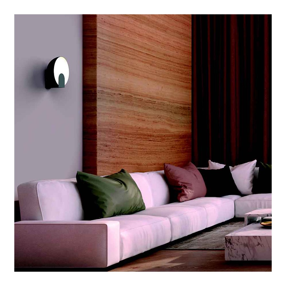 Model OCULO LED black finish MANTRA