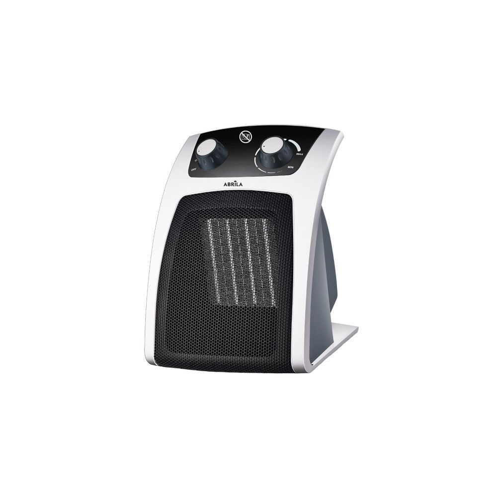 Ventilateur en céramique 2000w Blanc / noir Ventilateur / chaleur 2powers 3fonctions Termost.reg. Anti-roulis 23x19x17 cm