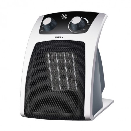 Thermoventilator Ceramic 2000w White/black Ventilator/heat 2Powers 3functions Termost.reg. Antireturn 23x19x17 Cm