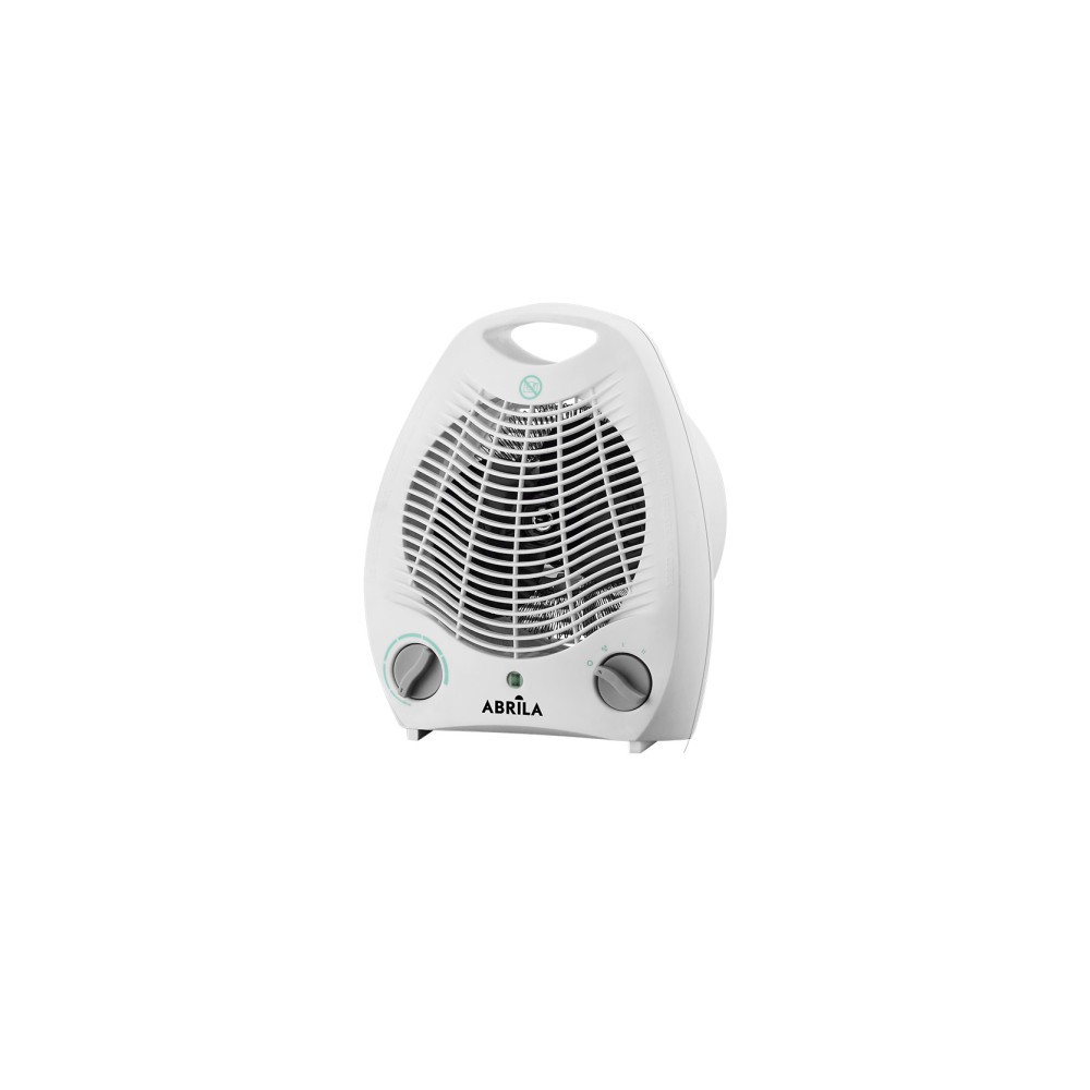 Ventilatore elettrico 2000w Termostato bianco Reg. 2Powers 3Funzioni, Sistema. Sicurezza 29,5x21,9x13,1cm