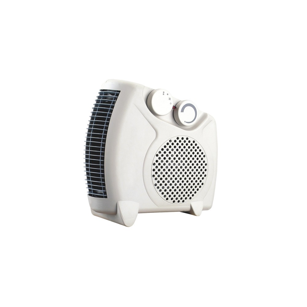 Termoventilador Elec.grato 2000w Blanco Vertical/horizontal 2potencias 3funciones Termostato Reg. Asa 22,5x24,5x12cm