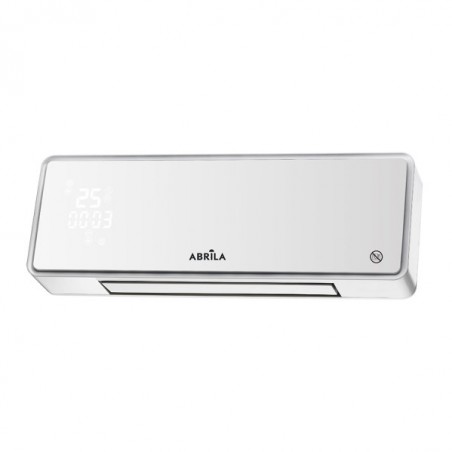 Split Ceramic Winter 2000w White Crystal 2potences 3functions Ptc De Seg.remoto Temporiz.18,7x53,8x12,3cm