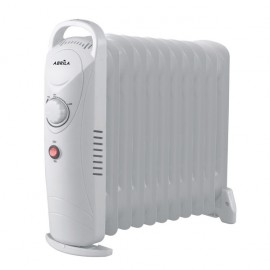 Radiator Comfort Oil 1200w 11elememtos White Termostato Reg Prot. surchauffe. Asa Indicateur Light 37x41,3x14 Cm