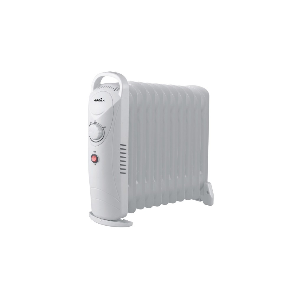 Huile de radiateur confort 1200w 11elememtos thermostat blanc reg prot.supercalent. Indicateur lumineux poignée 37x41,3x14 cm