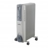 Radiator Comfort Oil 2000w 9elements White/gris 3otenc., Termostato Reg rodents. Indicative Light 59x40x24 Cm