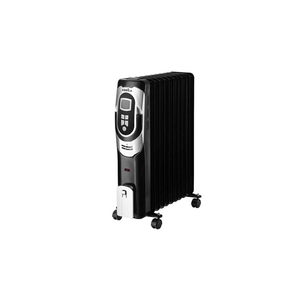 Radiator Comfort Oil 2500w 11elements Black/plata 3pote Termost.reg. Temporisé,rued Light Ind. 62x49x24cm