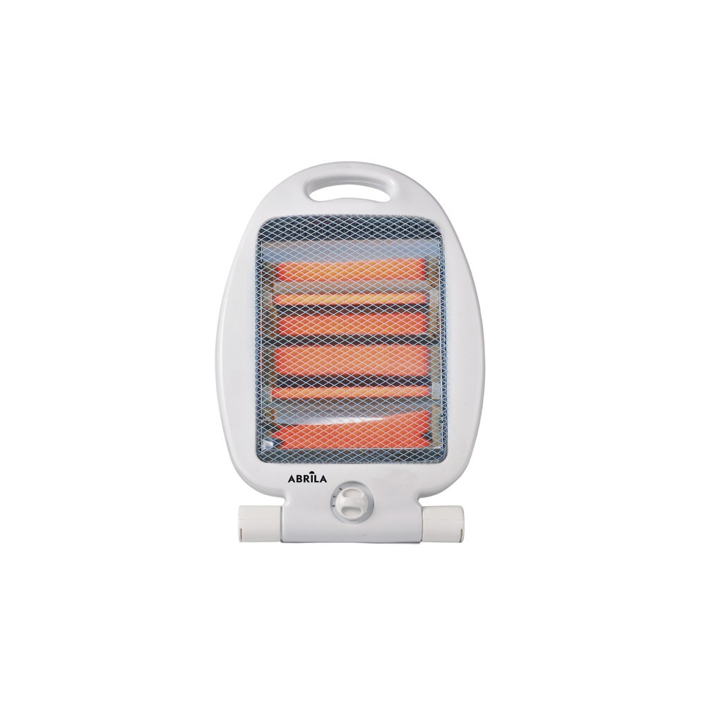 Estufa Elect.de Quartz Igneo 800w White 2Powers Portable C/asa 2elements Anti-vuelco 37,5x23,5x16cm