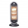 Elect.candente 1200w Black/plata 3potences Oscillating 3elemtos Asa et Antivuelco 70x30x30cm