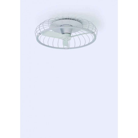 DC NATURE white ventilator 3 temperature led dimable connection app Mantra