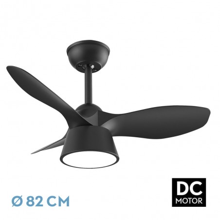 DC CUBICO black led 3 positions with Fabrilamp memory