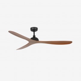 GOTLAND L Ventilatore nero/legno con motore a corrente continua