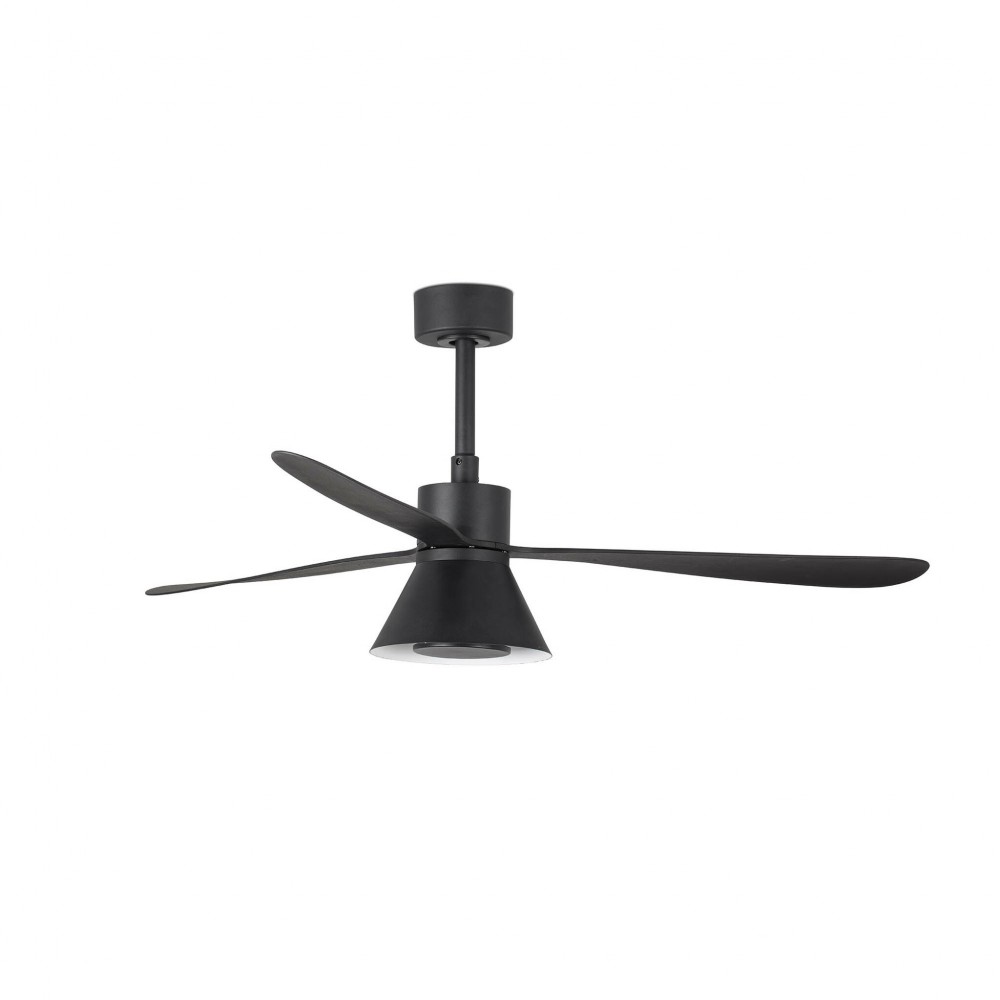 AMELIA L CONE LED Ventilateur Noir