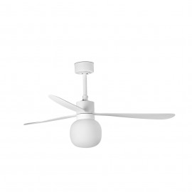 AMELIA L BALL LED Ventilateur blanc