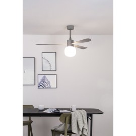 AMELIA L BALL LED Ventilatore grigio