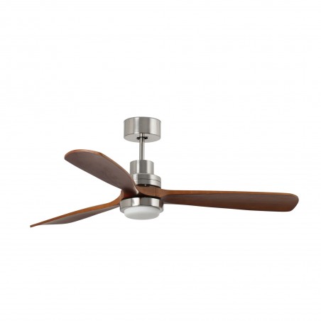 LANTAU XL LED matt nickel ventilator DC
