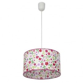Colgante Fleurs de Couleurs 1xe27 Regx30d