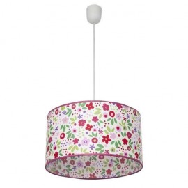 Colgante Fleurs de Couleurs 1xe27 Regx35d