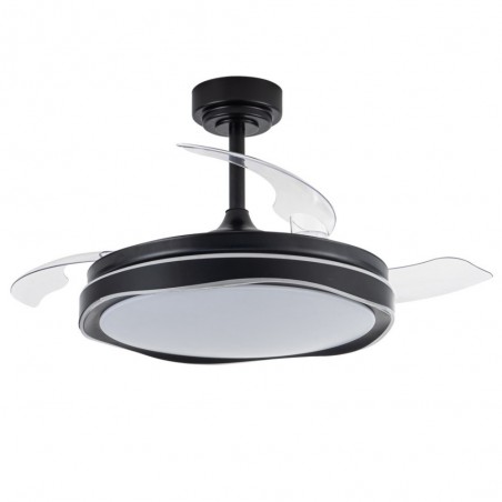 DC RIZOS black CCT Replaceable and Dimable with remote control AkunaDecor