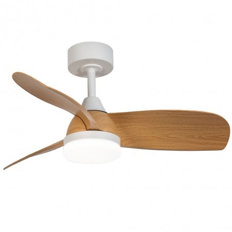 DC MOLINE L blanc/haya led Dimable 3 températures télécommande AkunaDecor