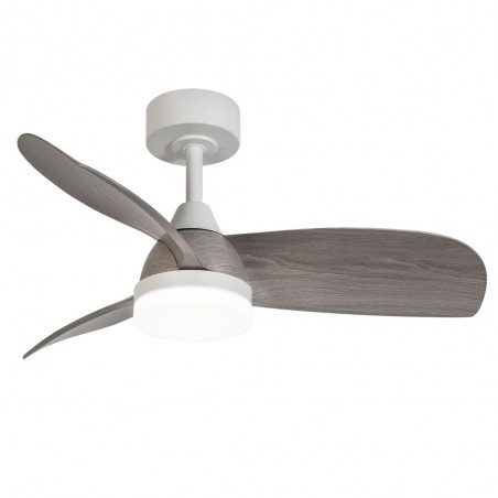 DC MOLINE L white/lit LED Dimable 3 temperatures remote control AkunaDecor