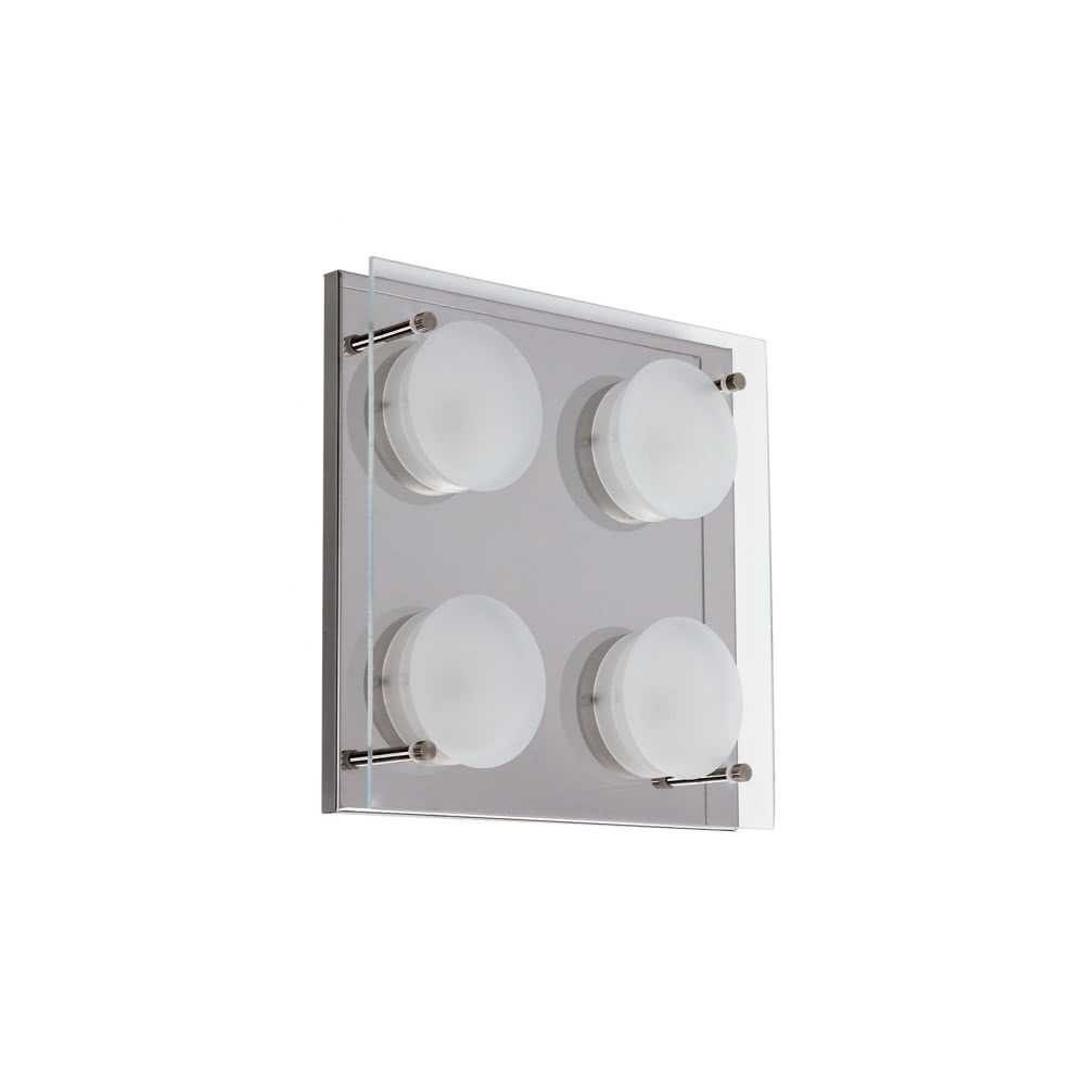 Soffitto 4x6w 4000k Antioquia Cromo 1600lm (22x22x5,5)