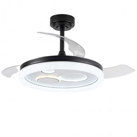 DC CABILDO Black Led Integrated 78W Reverse function AkunaDecor