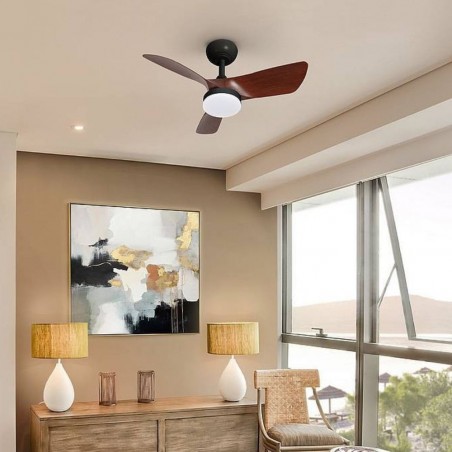 DC TROPIC black walnut led Dimable remote control Schuller