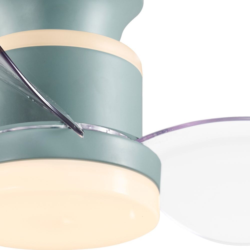 Ventilador DC SALENTO verde led dimable con App conectable AJP