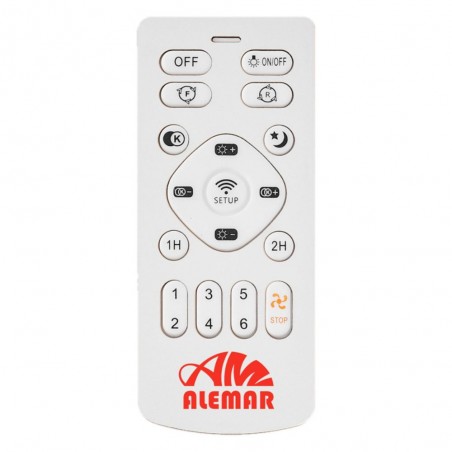 Ventilador DC SALENTO verde led dimable con App conectable AJP