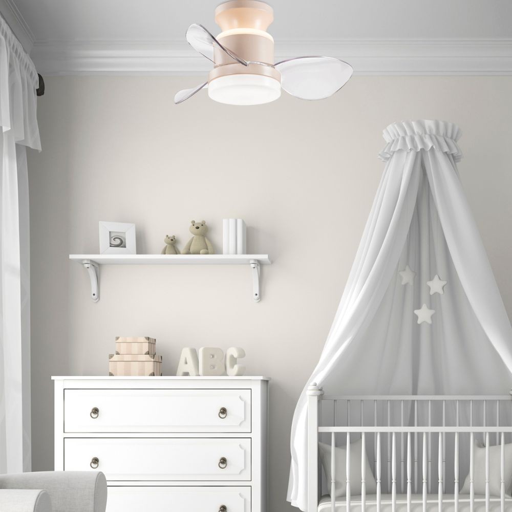 Ventilador DC SALENTO arena led dimable con App conectable AJP