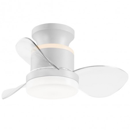 Ventilador DC SALENTO blanco led dimable con App conectable AJP