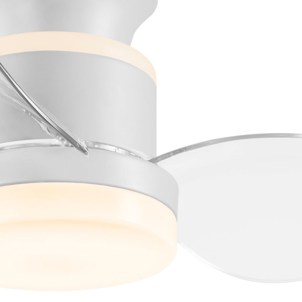 DC SALENTO white led dimable fan with connectable app AJP