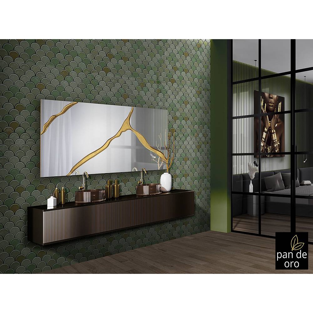 Rectangular mirror model SURCOS II gold 180 cm Schuller