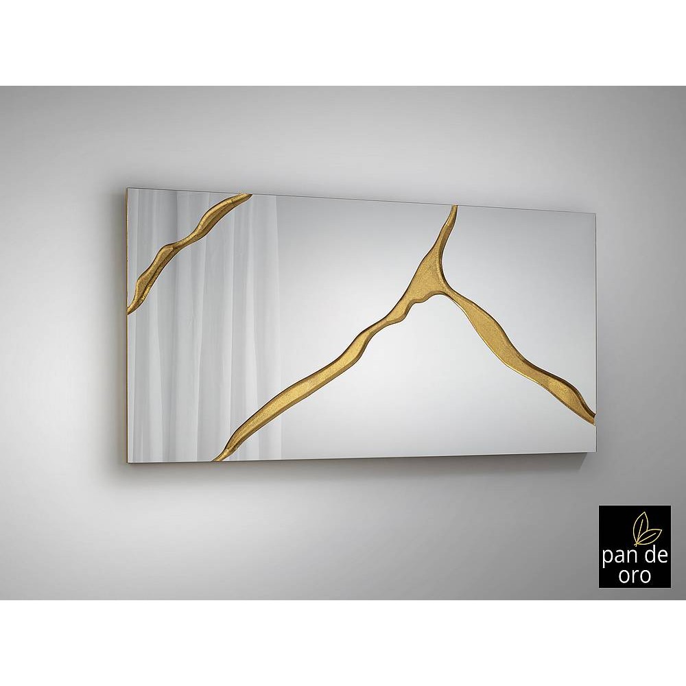 Rectangular mirror model SURCOS II gold 180 cm Schuller