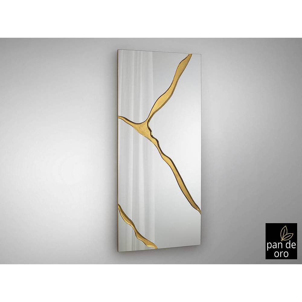 Rectangular mirror model SURCOS II gold 180 cm Schuller