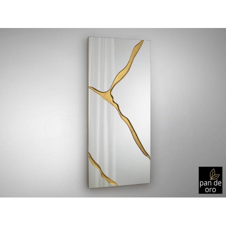 Rectangular mirror model SURCOS II gold 180 cm Schuller